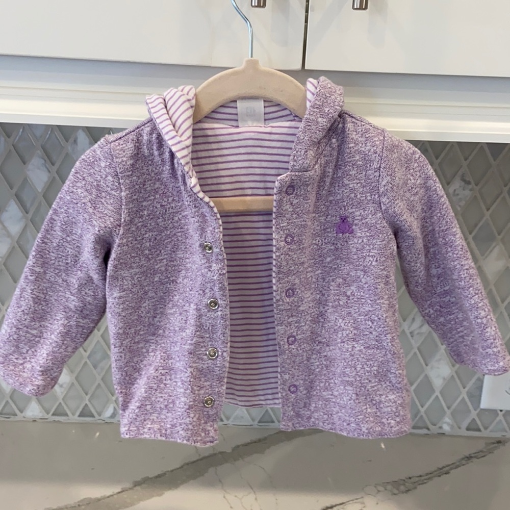 Baby gap lightweight hooded jacket